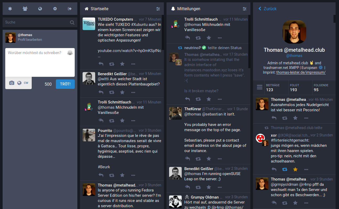 Mastodon Screenshot