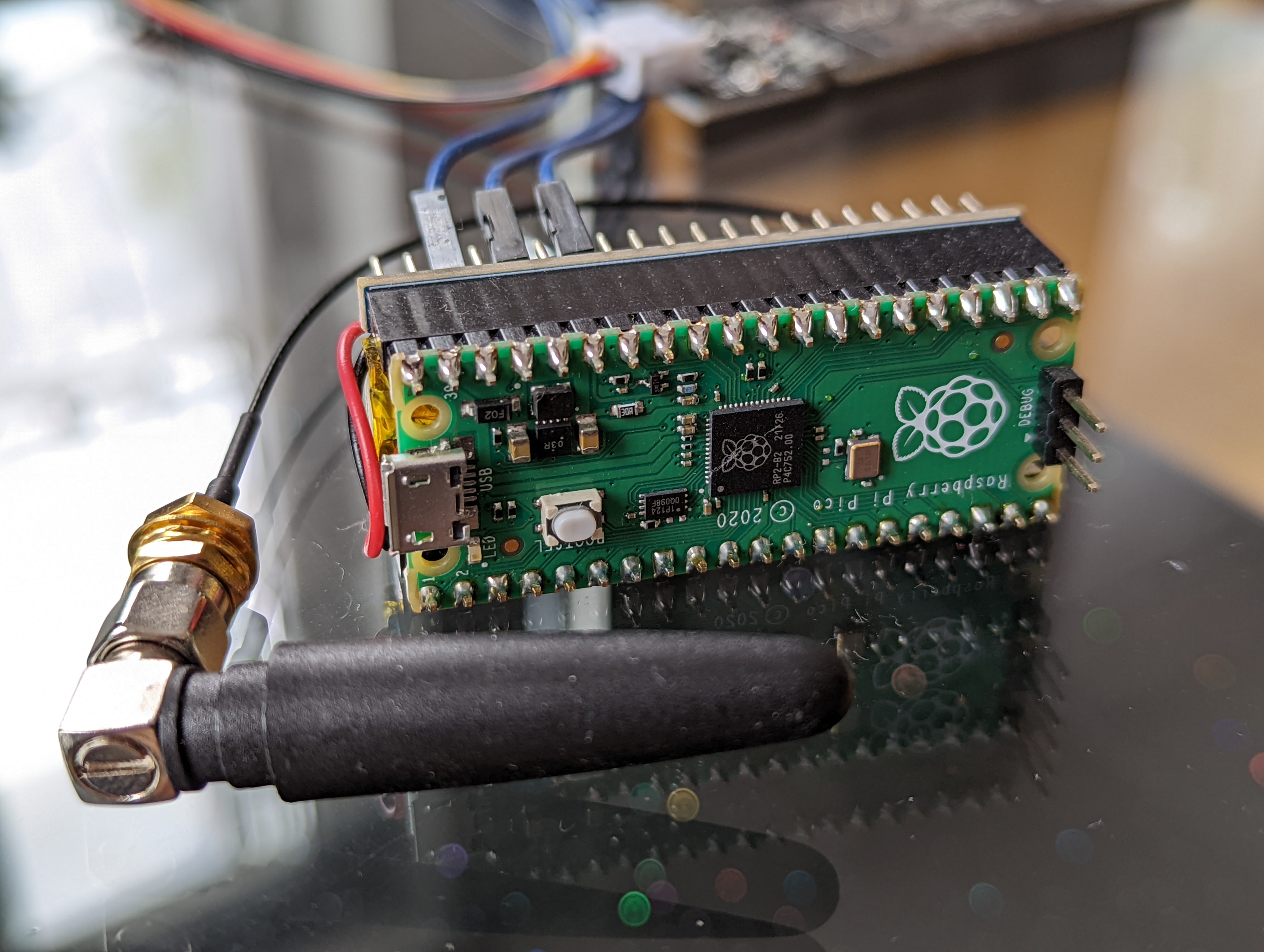 Raspberry Pi Pico mit Waveshare LoRa Modul